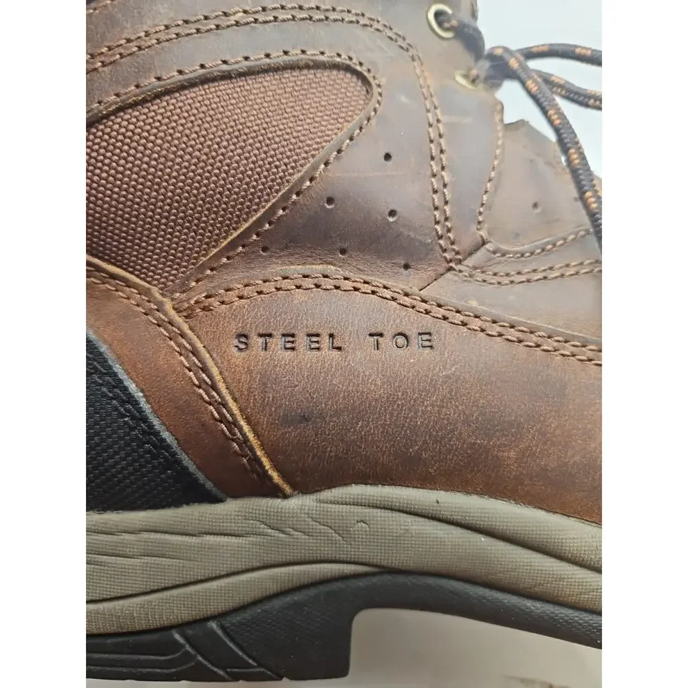 Ariat STEEL TOE Terrain Mens Boots Sz 13 D Waterproof Leather‎ Hiking 10016379